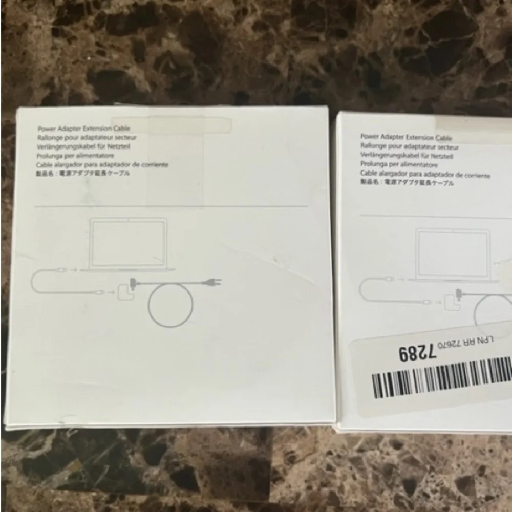 Set of 2/ Apple Power Adapter Extension Cable